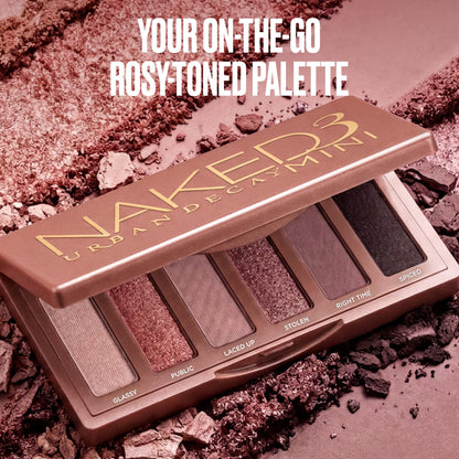 Urban Decay Naked3 Mini Eyeshadow Palette - 6 Rosy Pink Neutral Shadows URBAN DECAY