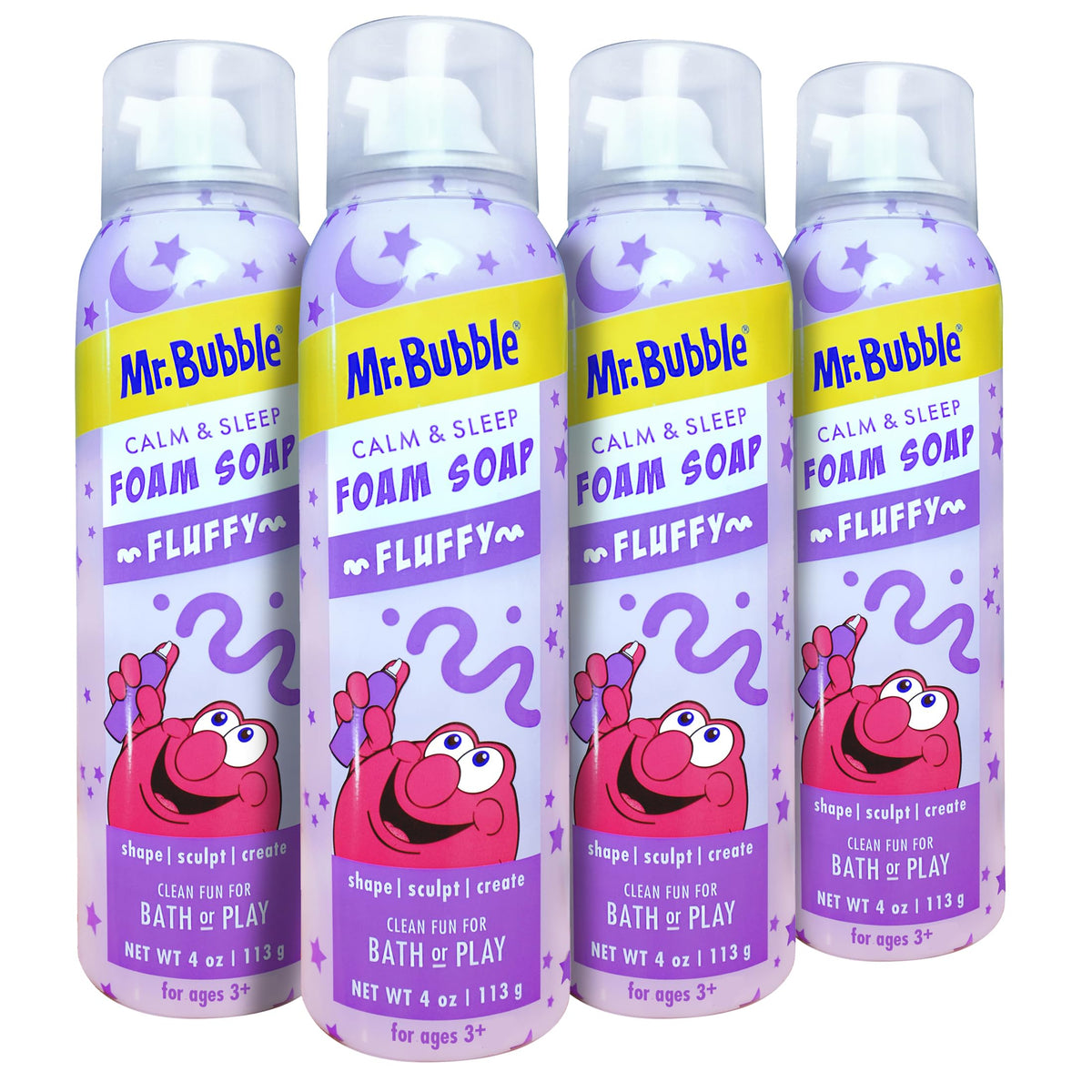 Mr. Bubble Calm & Sleep Foam Soap, 4 oz, 4 pack Mr. Bubble