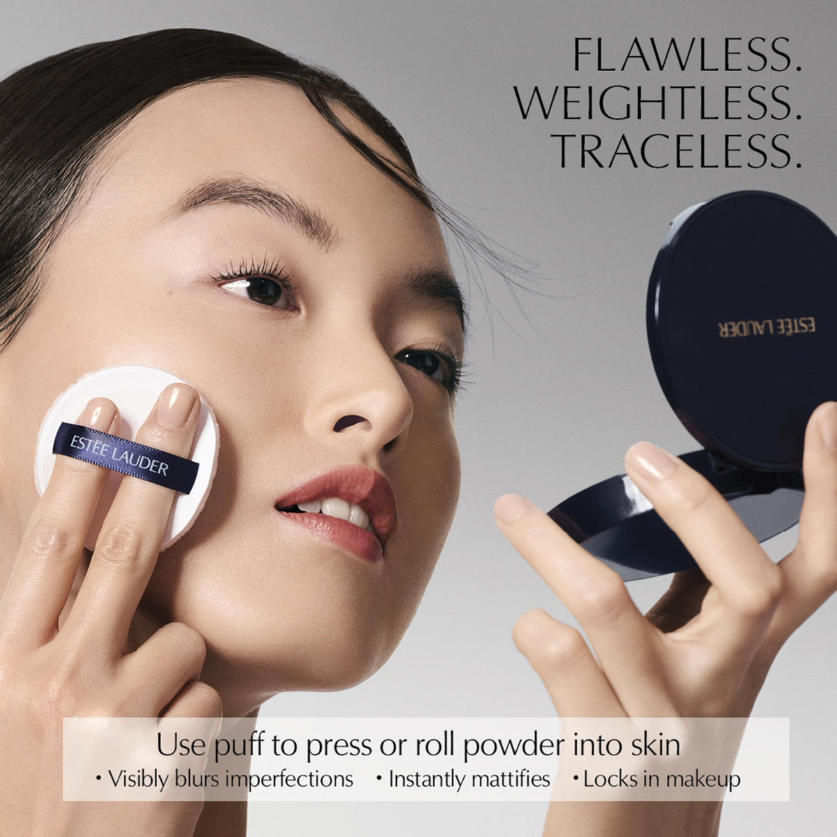 Estée Lauder Double Wear Stay-in-Place Matte Setting Powder Veil | Pressed Setting Face Powder Compact with Puff | Oil-Control with Sheer Coverage, Translucent Medium Estée Lauder