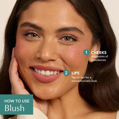 Thrive Causemetics Cream Blush Triple Threat Color Stick, Dusty Rose Matte Thrive Causemetics