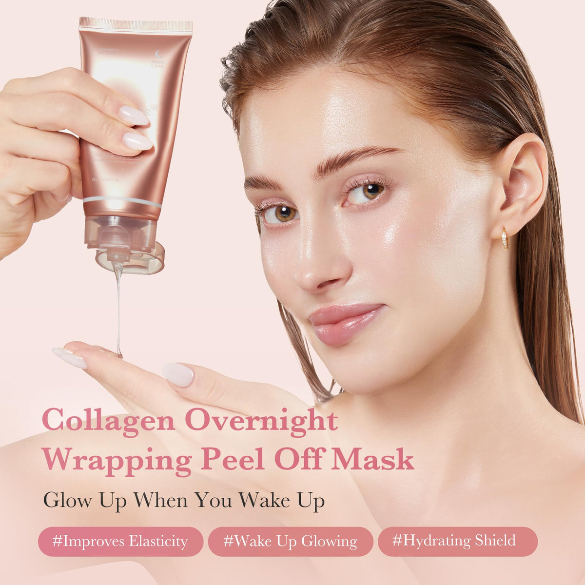 medicube Wrapping Mask Collagen - Overnight Peel Off Facial Mask medicube