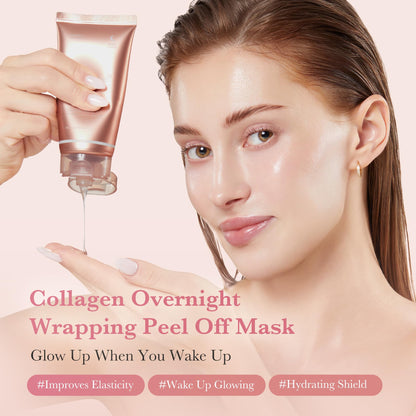 medicube Wrapping Mask Collagen - Overnight Peel Off Facial Mask medicube