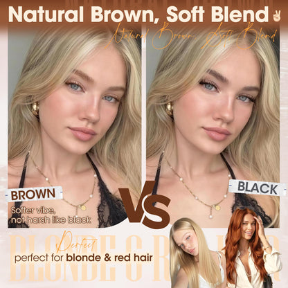 Brown Lash Clusters 8-14MM Wispy Natural Eyelash Extensions 216Pcs Short Dark Brown Cluster Lash Extensions C Curve Brown Band For Daily Wear, Natural Enhancement, Easy to Apply (Flit) Mavphnee