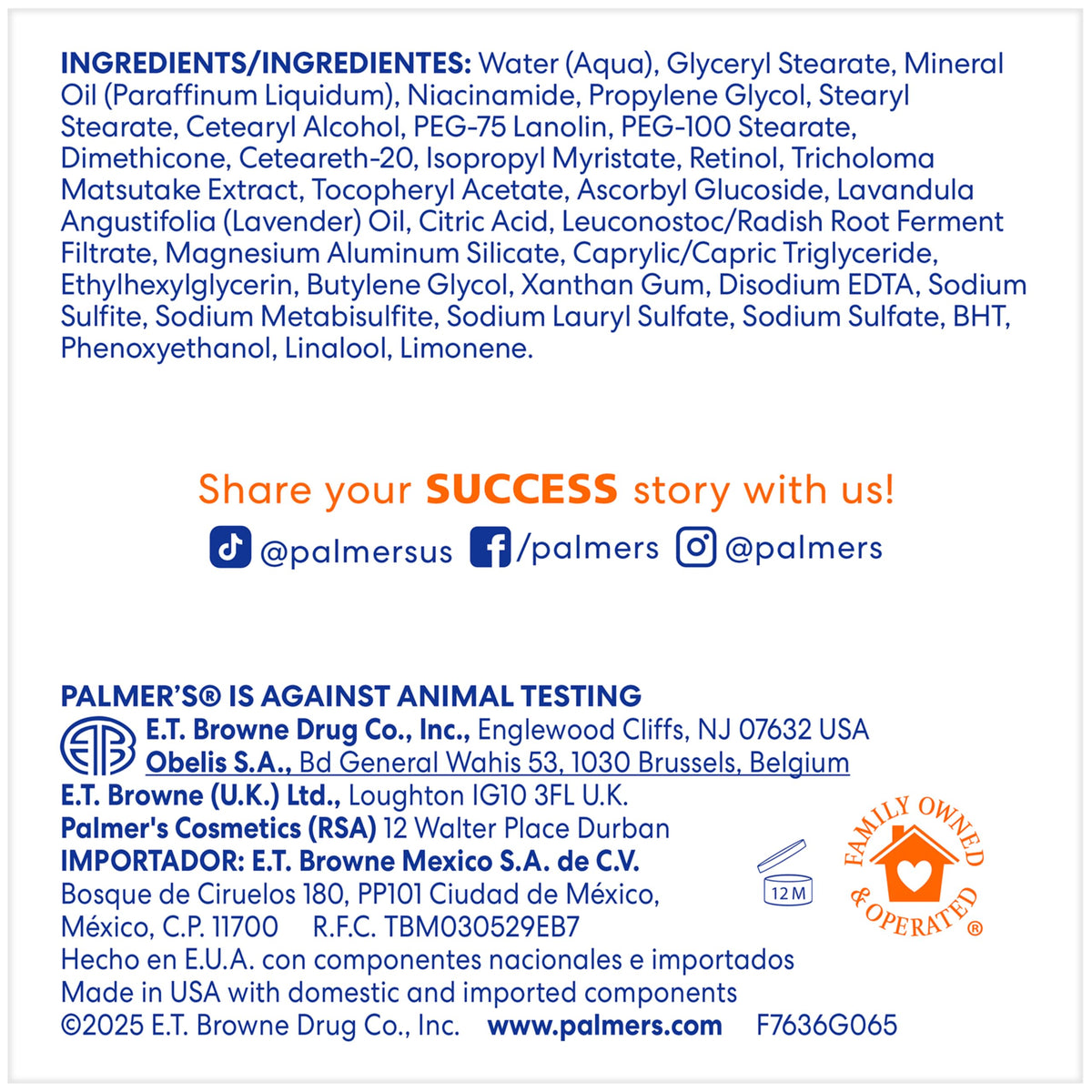 Palmer's Skin Success Anti-Dark Spot Nighttime Fade Cream (2.7 Oz) Palmer's