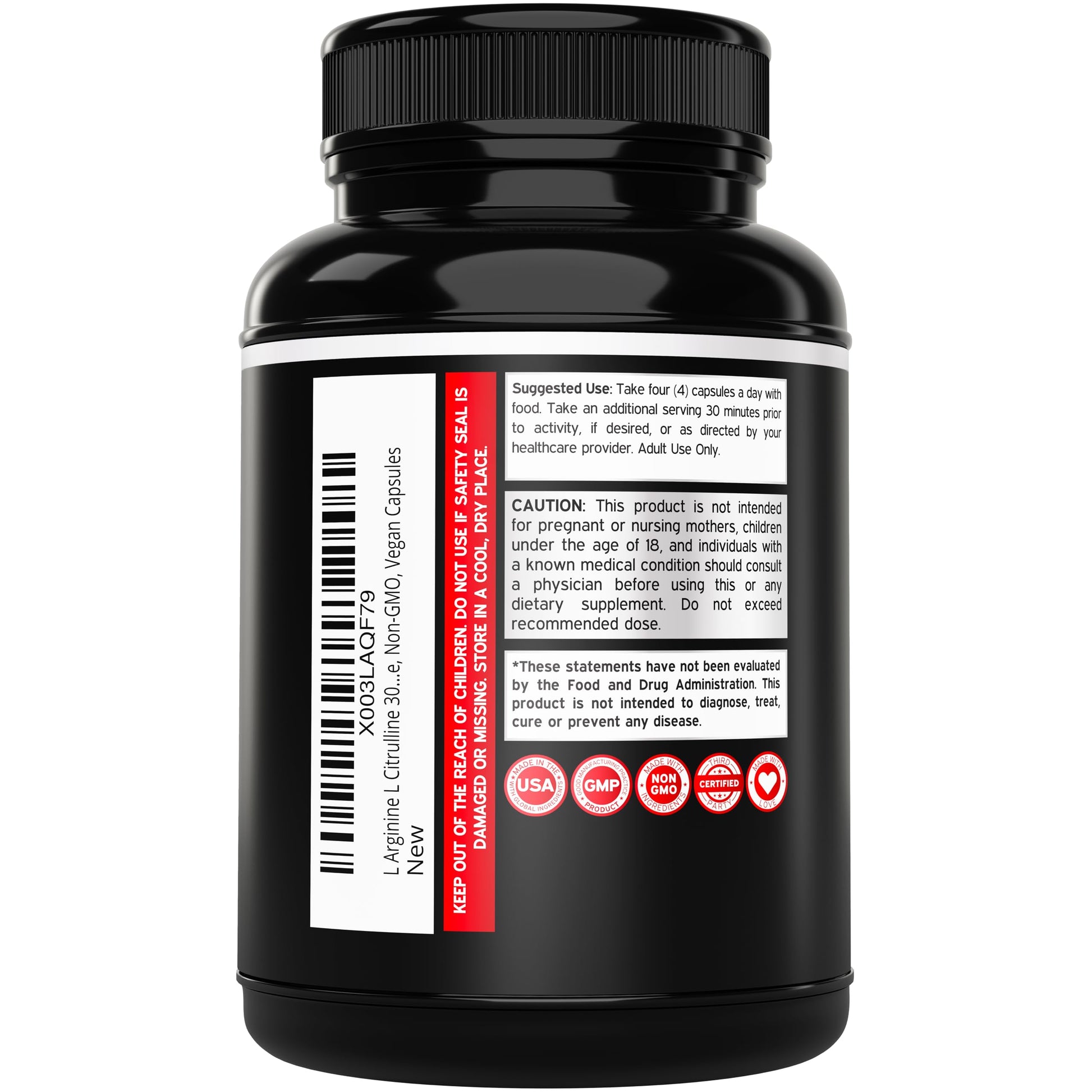 L Arginine L Citrulline Supplement 3000mg (240 Capsules) Nitric Oxide Pills for Men - Stamina, Endurance, Performance for Workouts - NO Supplements for Men DORADO NUTRITION buy australia supplements