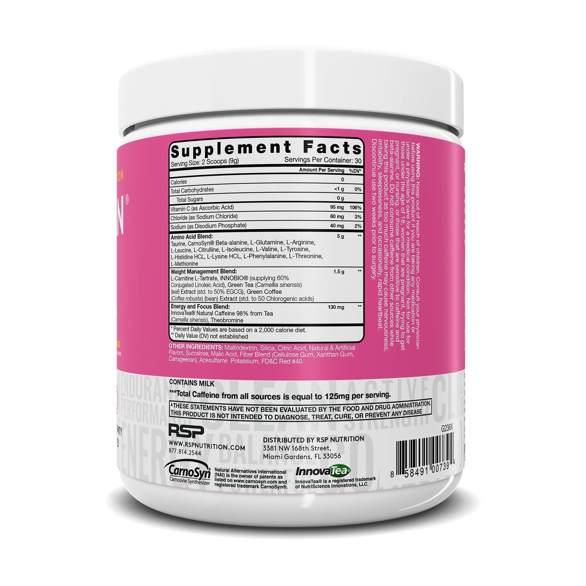 RSP NUTRITION TrueFit Protein Powder (Vanilla 2 LB) with AminoLean Pre Workout Energy RSP NUTRITION buy australia supplements