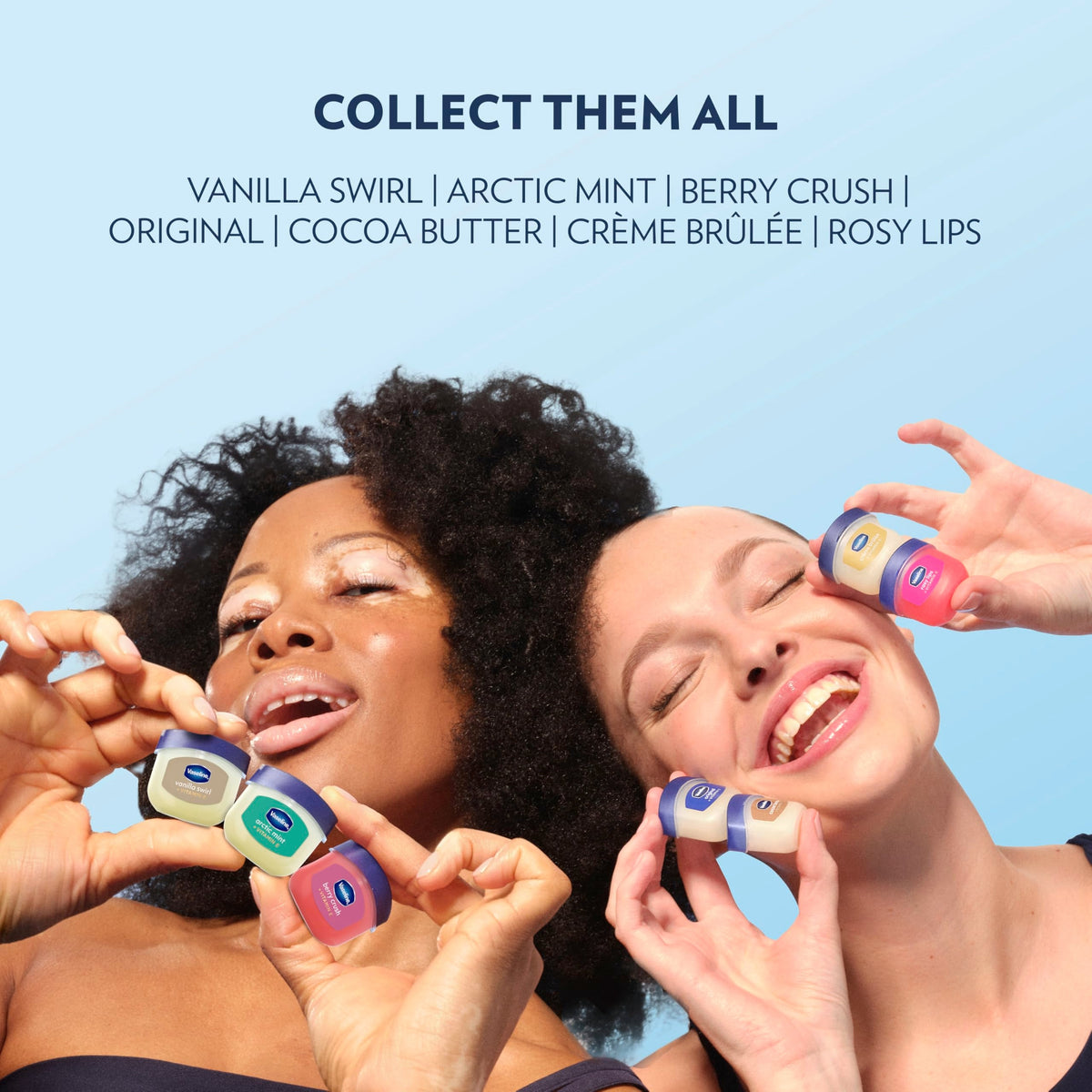 Vaseline Lip Therapy Original Mini Lip Balm, Hydrating Dry Lips 0.5oz 2ct Vaseline