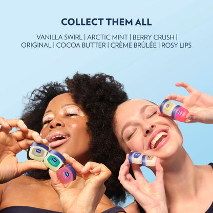 Vaseline Lip Therapy Original Mini Lip Balm, Hydrating Dry Lips 0.5oz 2ct Vaseline