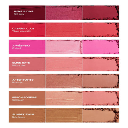 Morphe Cheek Thrills Multi-Finish Face Trio, After Party, 0.38 oz MORPHE