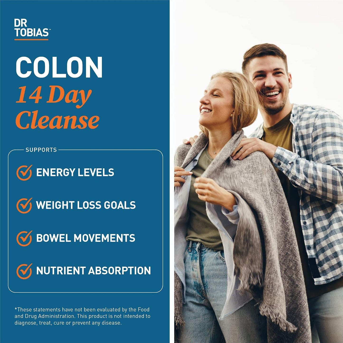 Dr. Tobias Colon 14 Day Cleanse and Ashwagandha Capsules, Colon Cleanse Detox and Calming Adaptogen, Supports Energy & Immune Health, Non-GMO