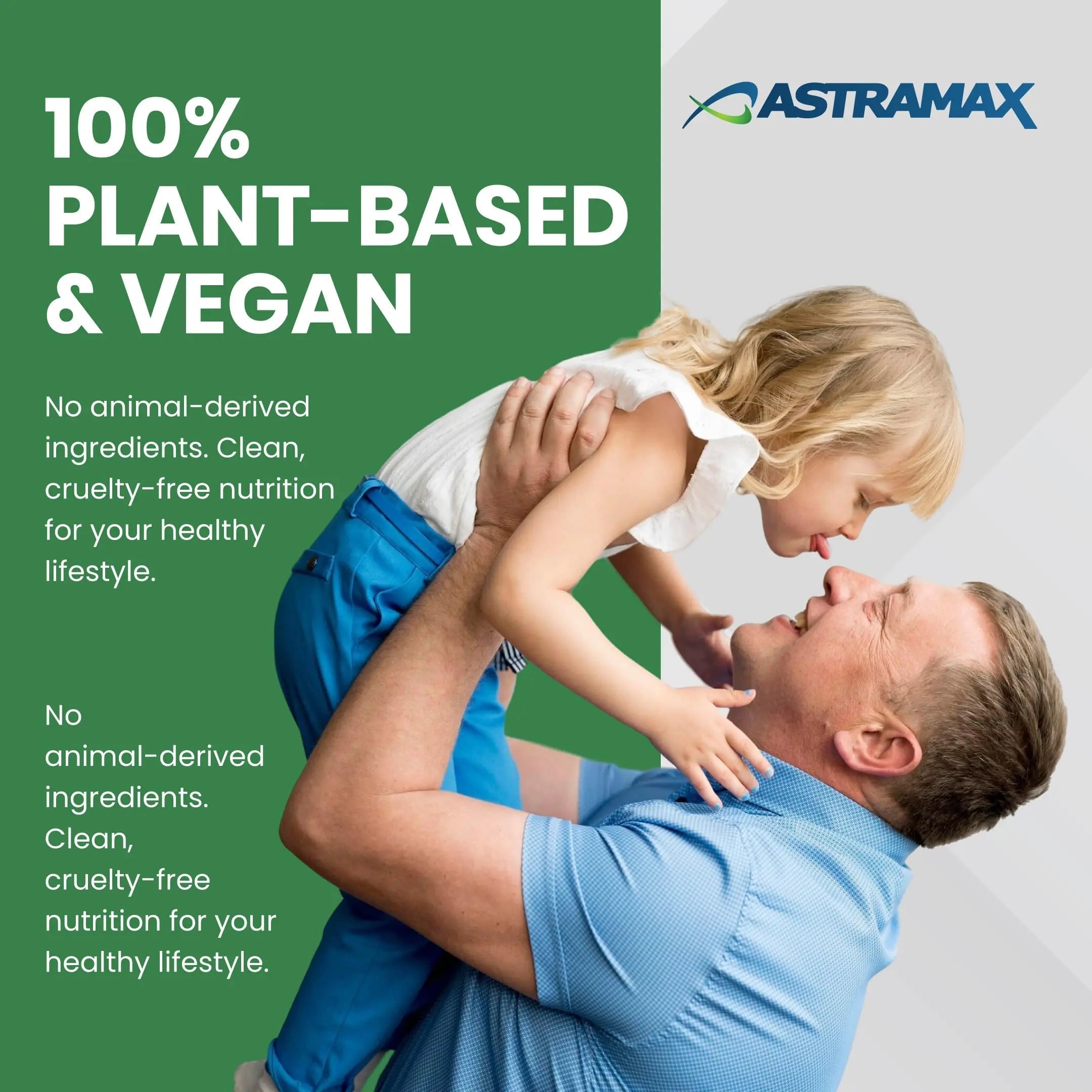 Astramax Advanced Vegan Multivitamin | Whole Food-Based Vitamin & Mineral Complex with 26 Nutrients, B12, D3, Probiotics & 42 Superfoods | Astramax buy australia supplements