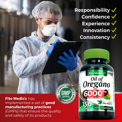 FITO MEDIC'S Lab | Oil of Oregano | 150 softgels | Oregano Oil | Herbal Supplement. FITO MEDIC'S