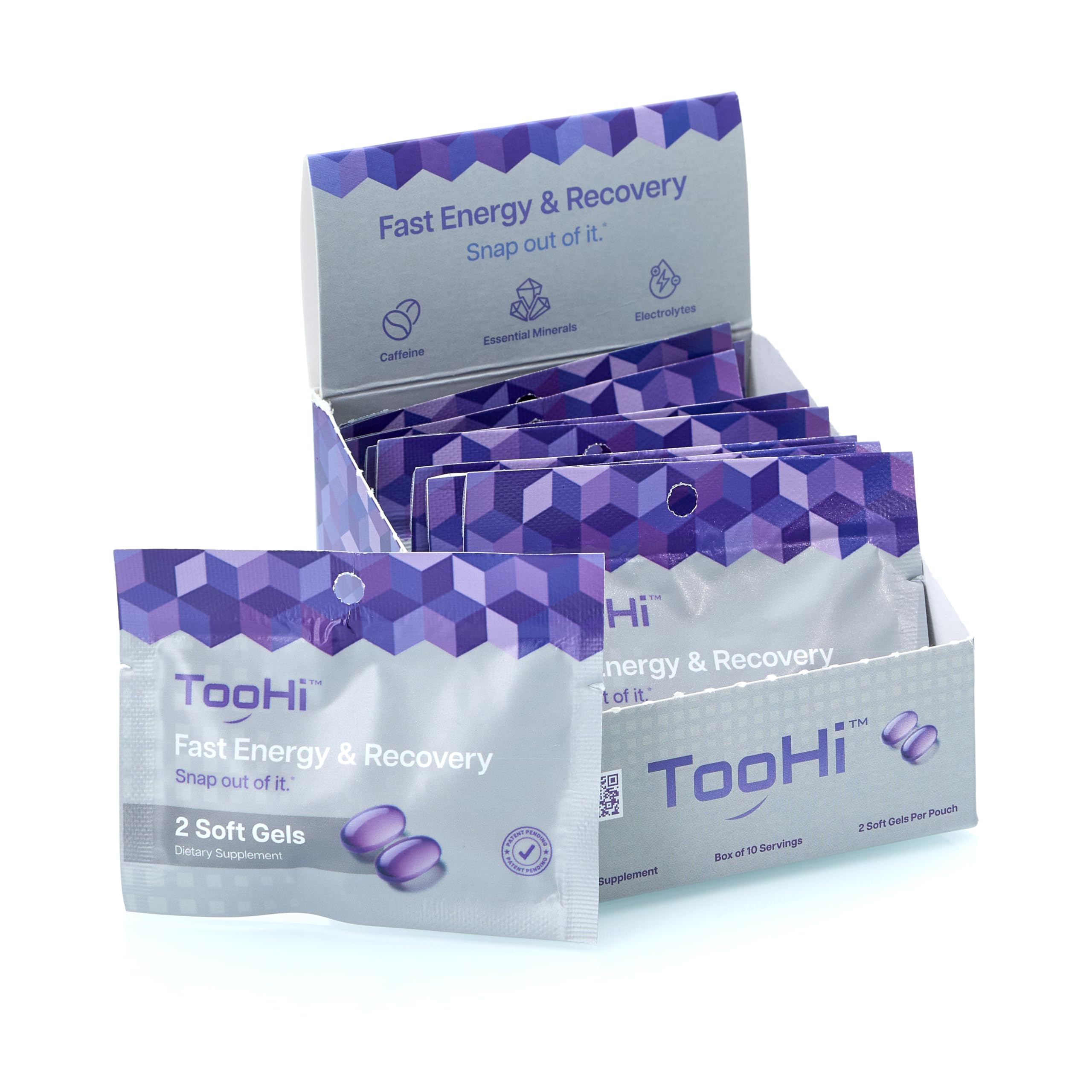 TooHi Reset Softgels - Proprietary Blend with Additional Caffeine (84mg), L-Theanine & Electrolytes | Patent Pending - 10 Doses TooHi buy australia supplements