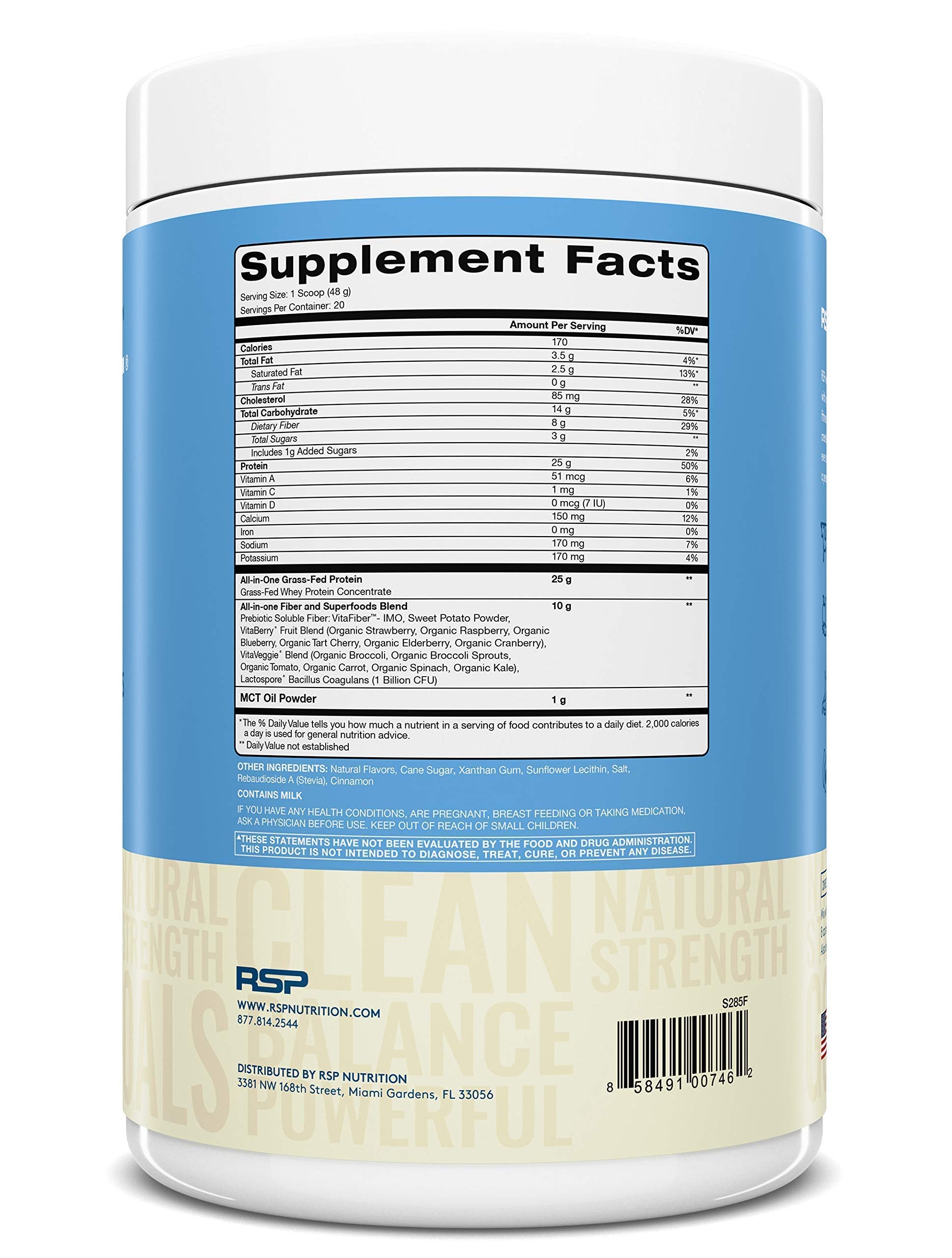 RSP NUTRITION TrueFit Protein Powder (Vanilla 2 LB) with AminoLean Pre Workout Energy RSP NUTRITION buy australia supplements