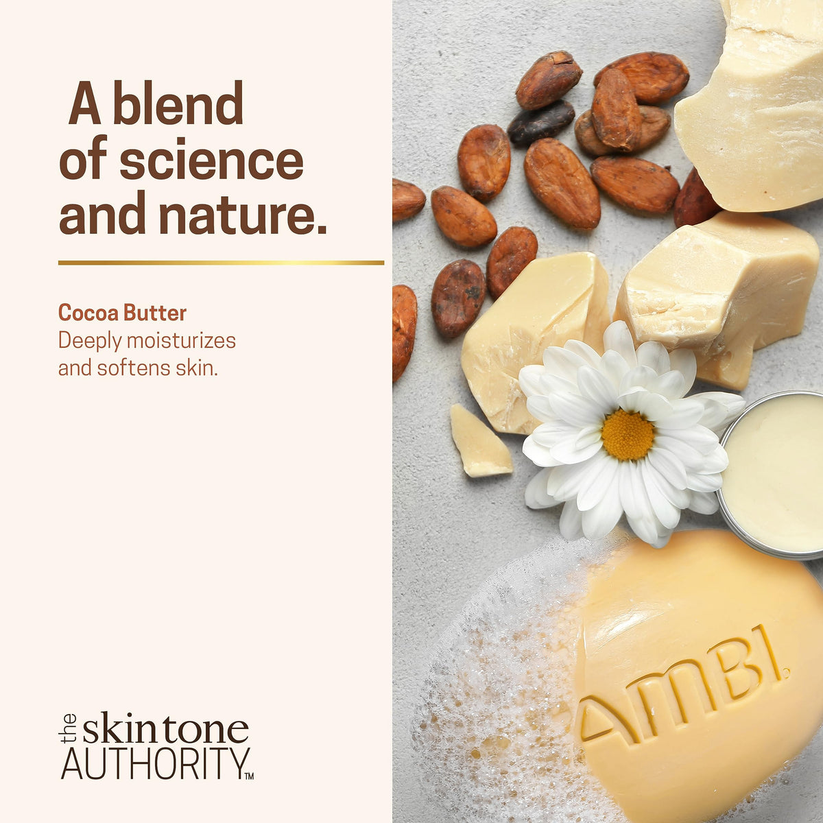 Ambi Cocoa Butter Cleansing Bar, 3.5 Ounce Ambi