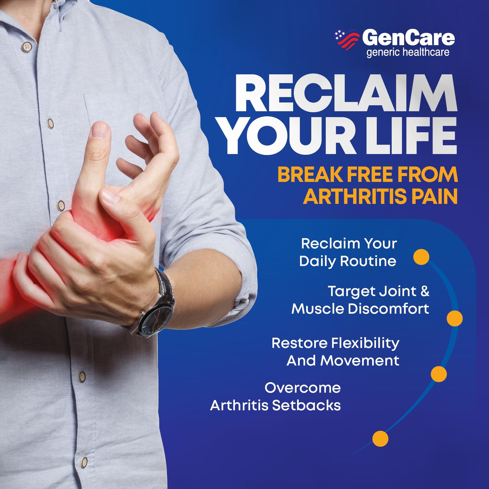 GenCare Arthritis Pain Relief Diclofenac Sodium Topical Gel 1 Percent (NSAID) - Clinically Proven Arthritis Pain Reliever - Compare to The Active Ingredient in Voltaren Gel (5.29 oz) GenCare buy australia supplements