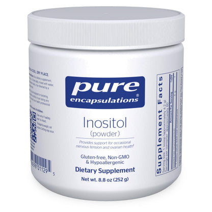 Pure Encapsulations Inositol (Powder) - Supplement to Support Energy, Nervous System & Ovarian Function* - with Myo-Inositol - 8.8 Ounces Pure Encapsulations