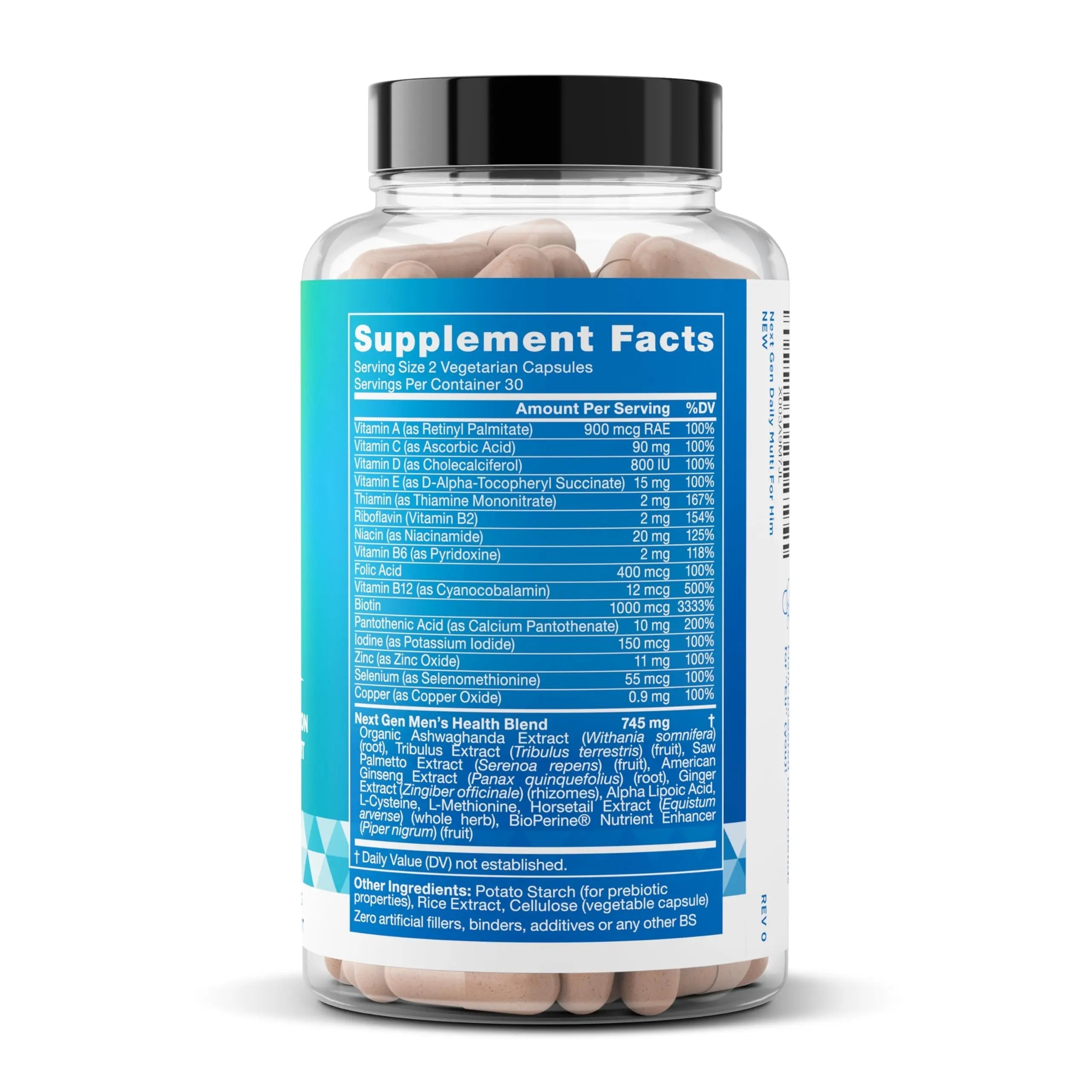 Next Gen Multi for Him Advanced Men’s Multivitamin Supplement – 26-in-1 Multiblend for Beard & Hair Growth, Men’s Reproductive Health Eu Natural buy australia supplements