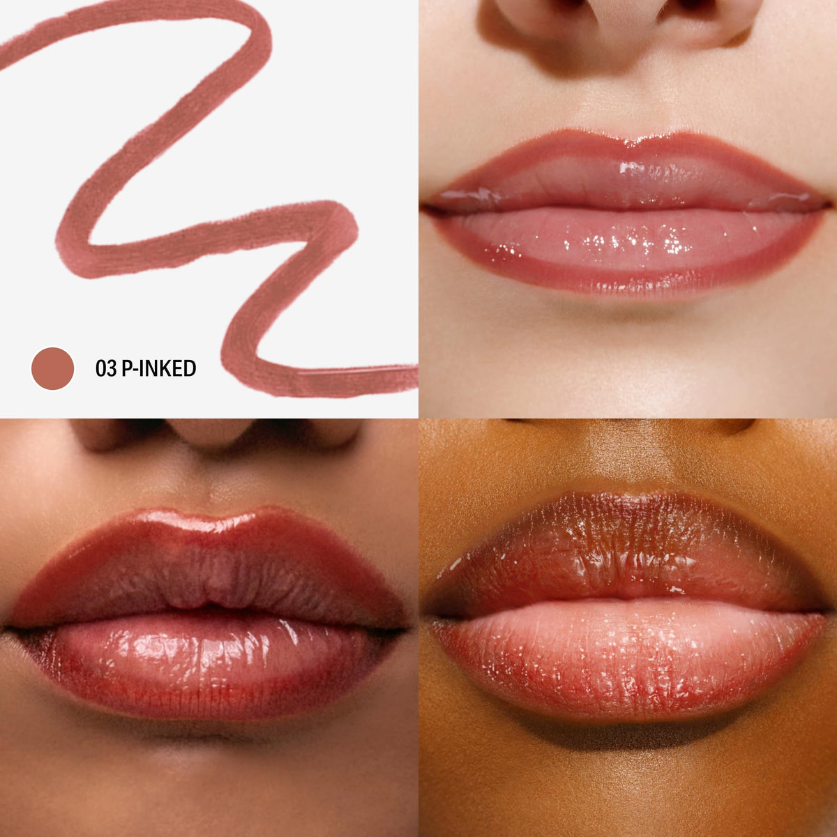 Sacheu Lip Liner STAY-N Peel Off Lip Stain, Longwear, p-INKED Sacheu
