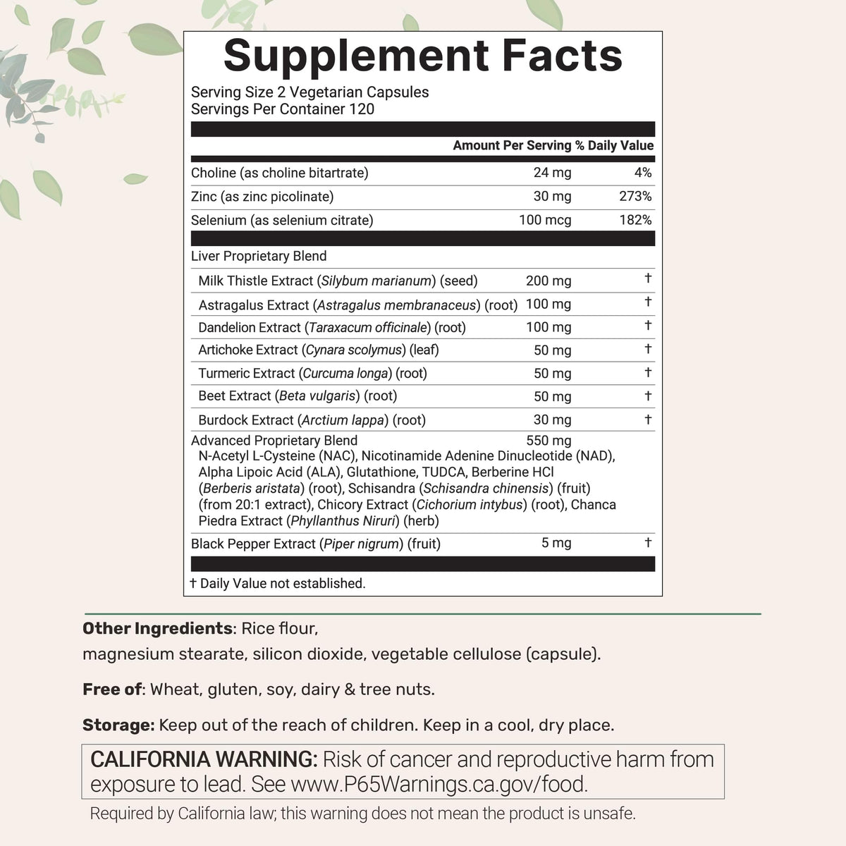 Liver Advanced+, 240 Veggie Capsules | 20-in-1 Complex with Milk Thistle, Dandelion, NAD, NAC, ALA, TUDCA, Glutathione, Artichoke, Turmeric, Micro Ingredients