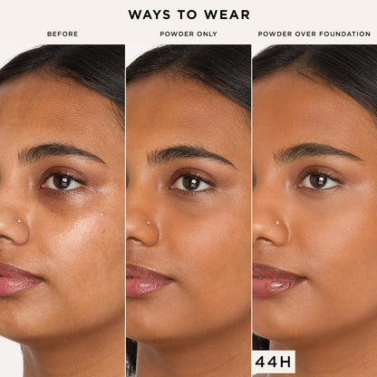 tarte face tape pressed powder – Medium-Coverage Waterproof Powder, Hyaluronic Acid & Peptides to Smooth & Set Makeup, Lightweight, Vegan & Cruelty-Free, full size, 44H tan honey tarte