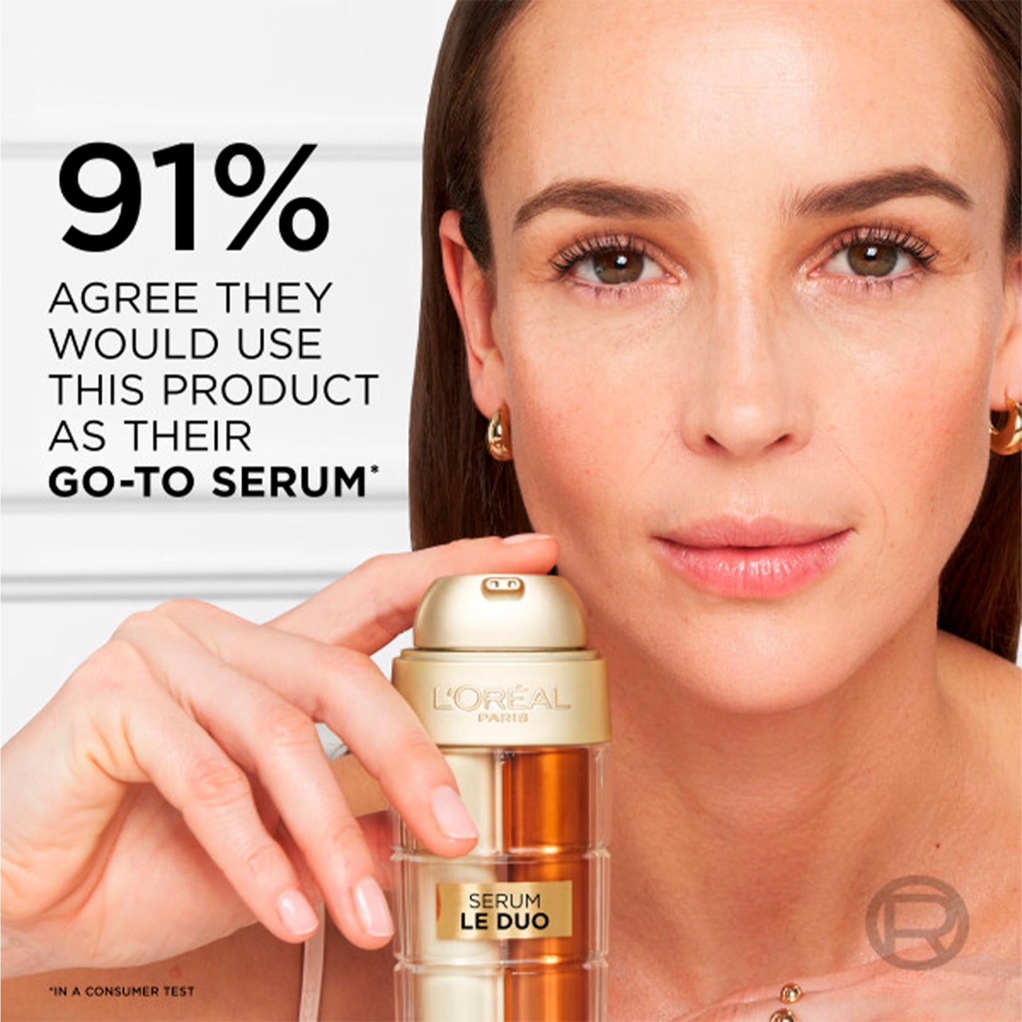 L'Oreal Paris Age Perfect Serum Le Duo, Brightening, Firming and Anti-Aging Serum for Face with Collagen Peptide L'Oreal Paris