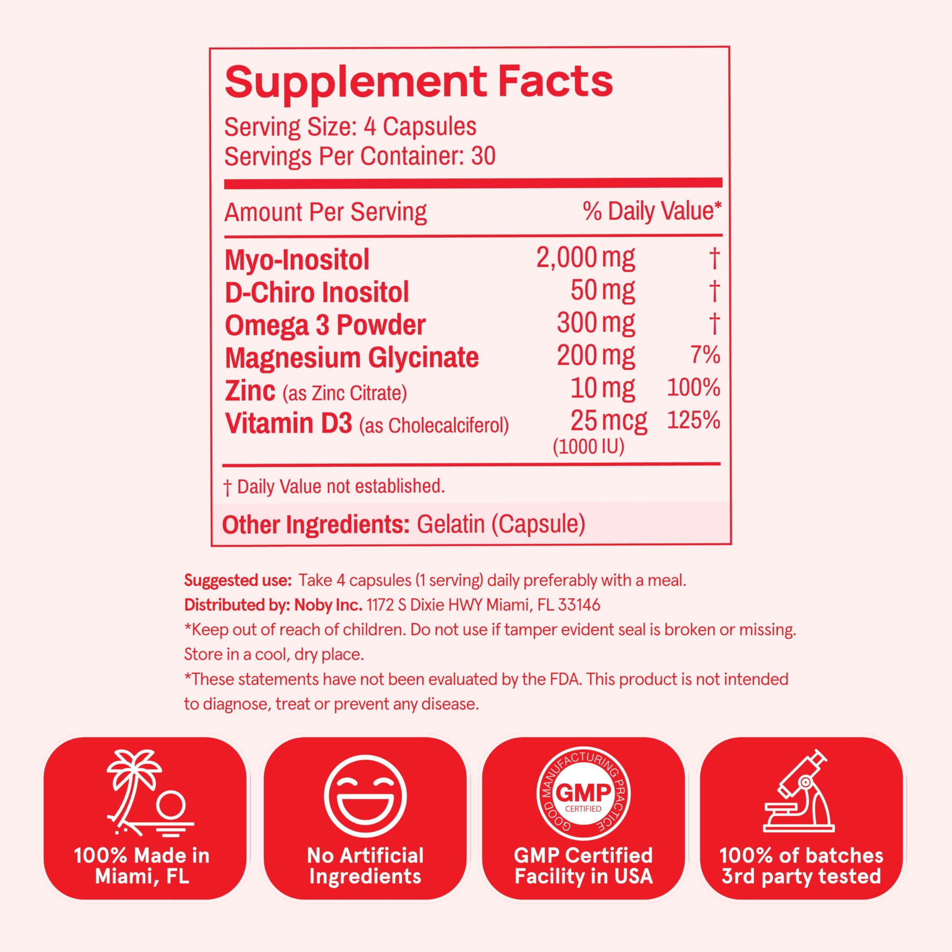 Peach Perfect Inositol Multivitamin – Myo-Inositol & D-Chiro 40:1 Blend, Omega-3, Vitamin D3, Magnesium, Zinc – Supports Women’s Health, Mood, Energy, Supplement – 30 SVG Peach Perfect buy australia supplements
