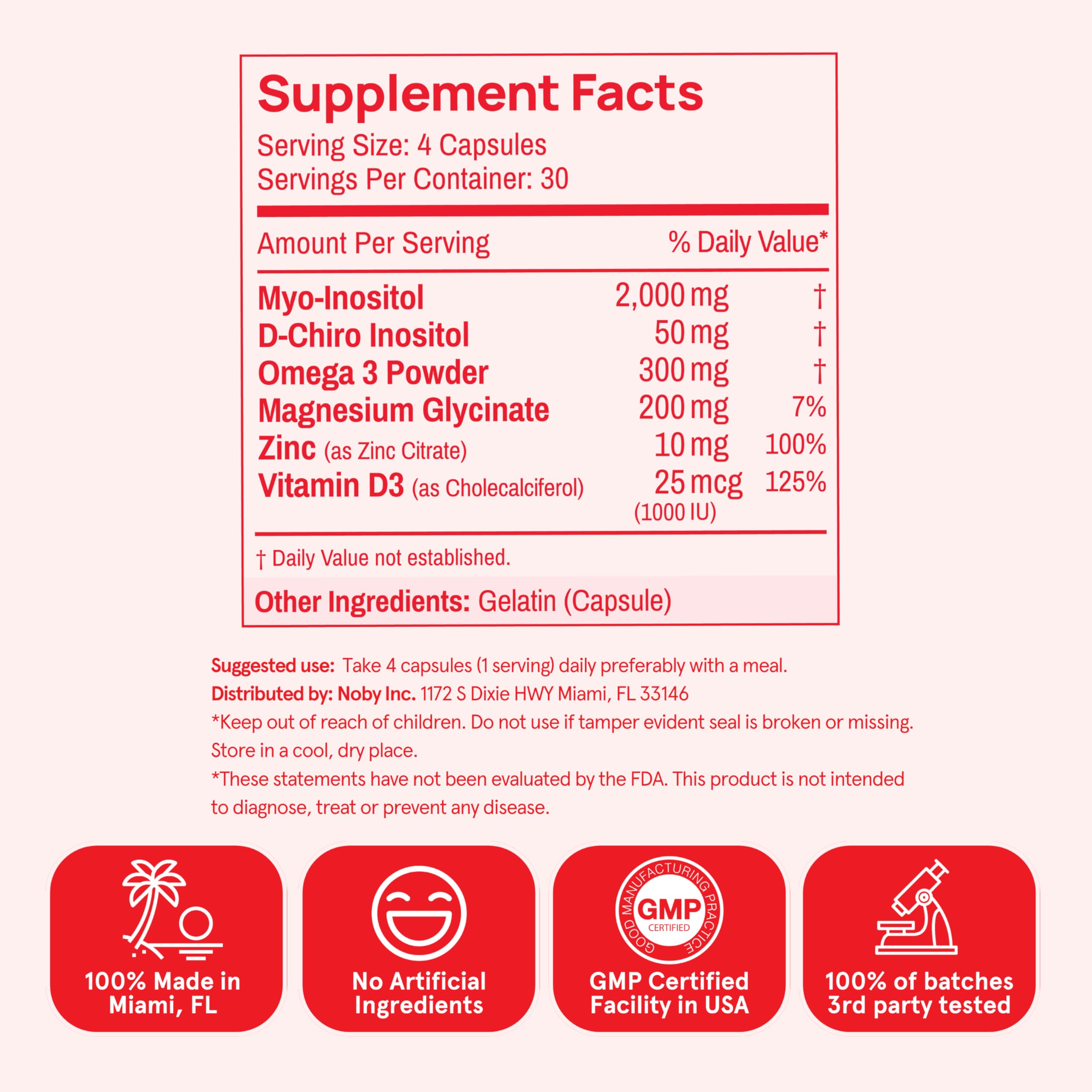 Peach Perfect Inositol Multivitamin – Myo-Inositol & D-Chiro 40:1 Blend, Omega-3, Vitamin D3, Magnesium, Zinc – Supports Women’s Health, Mood, Energy, Supplement – 30 SVG Peach Perfect buy australia supplements
