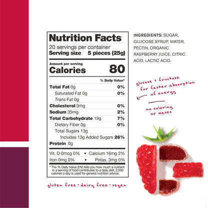 Skratch Labs Energy Chews | Energy Gummies for Running, Cycling
