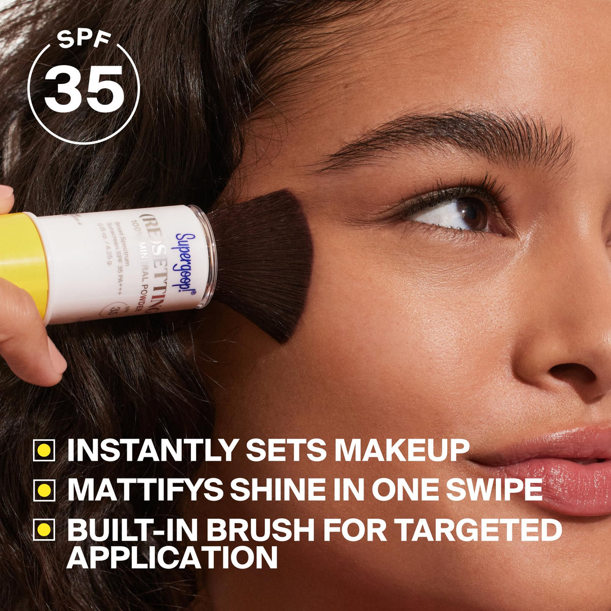 Supergoop! (Re) setting Mineral Powder Sunscreen SPF 35 PA+++, 0.15 oz Supergoop!