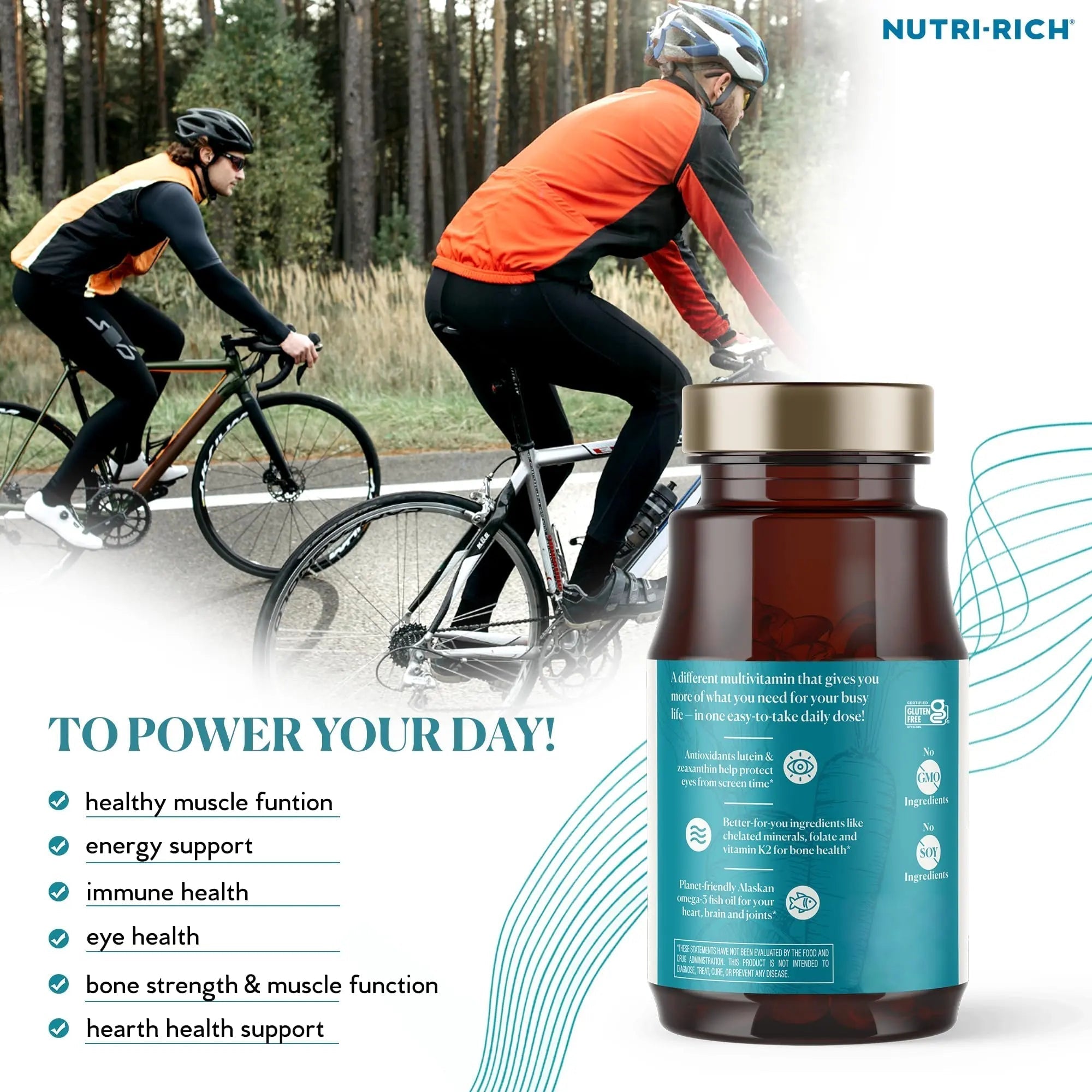 Nutri-Rich Essentials Multi | Multivitamin Supplement with Fish Oil Omega-3 for Men and Women, Supports Energy, Immune Health Nutri-Rich buy australia supplements