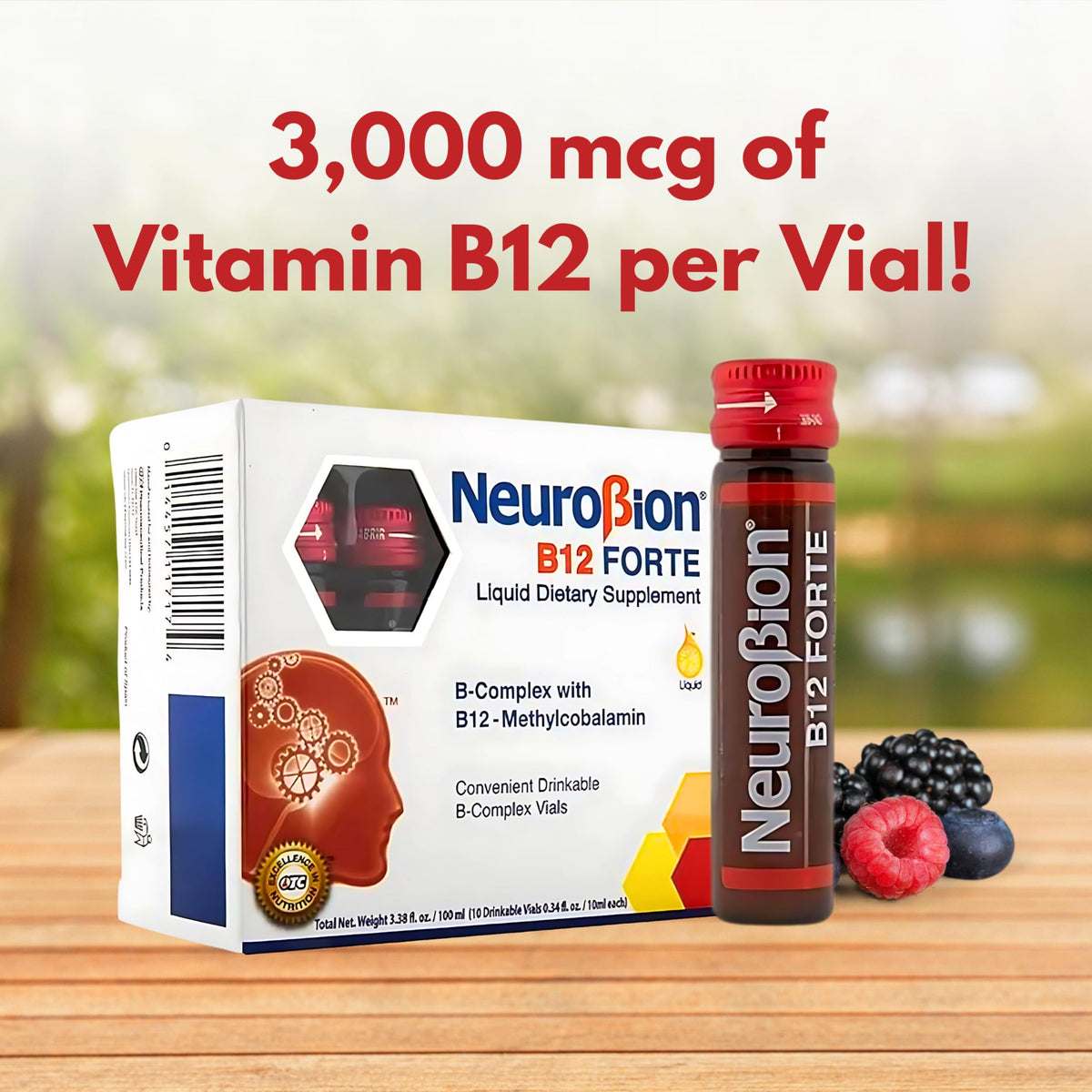 Neurobion B12 Forte 10 Vials x 10 ml (packaging may vary) Neurobion