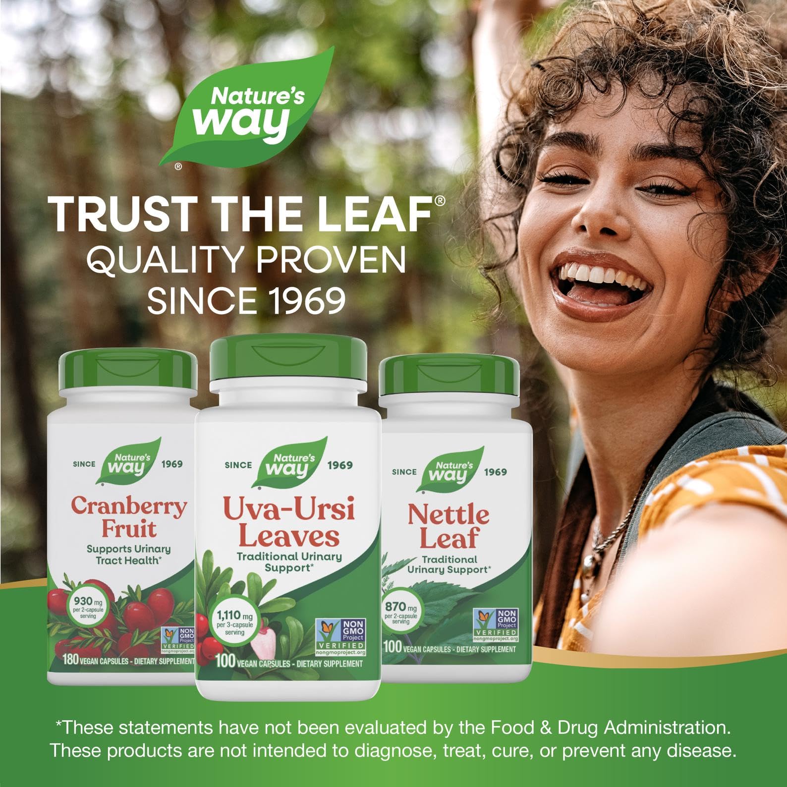 Nature's Way Uva Ursi Leaves, Traditional Urinary Support*, 1,110 mg per 3-Capsule Serving, Non-GMO Project Verified, Herbal Dietary Supplement, Gluten Free, 100 Vegan Capsules (Packaging May Vary) Nature's Way buy australia supplements