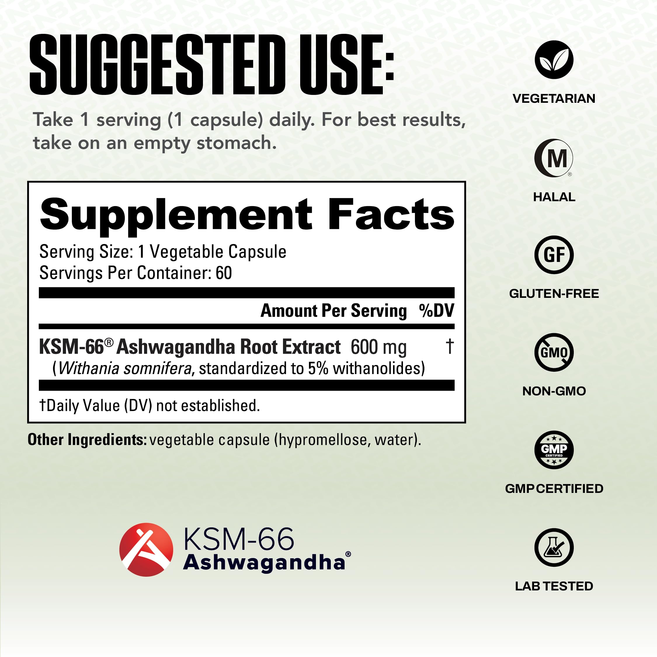 NutraBio Ashwagandha KSM-66 | Ashwagandha Herbal Supplement for Stress, Mood, & Performance | 600 MG of Clinically Studied KSM66 60 Capsules NutraBio buy australia supplements