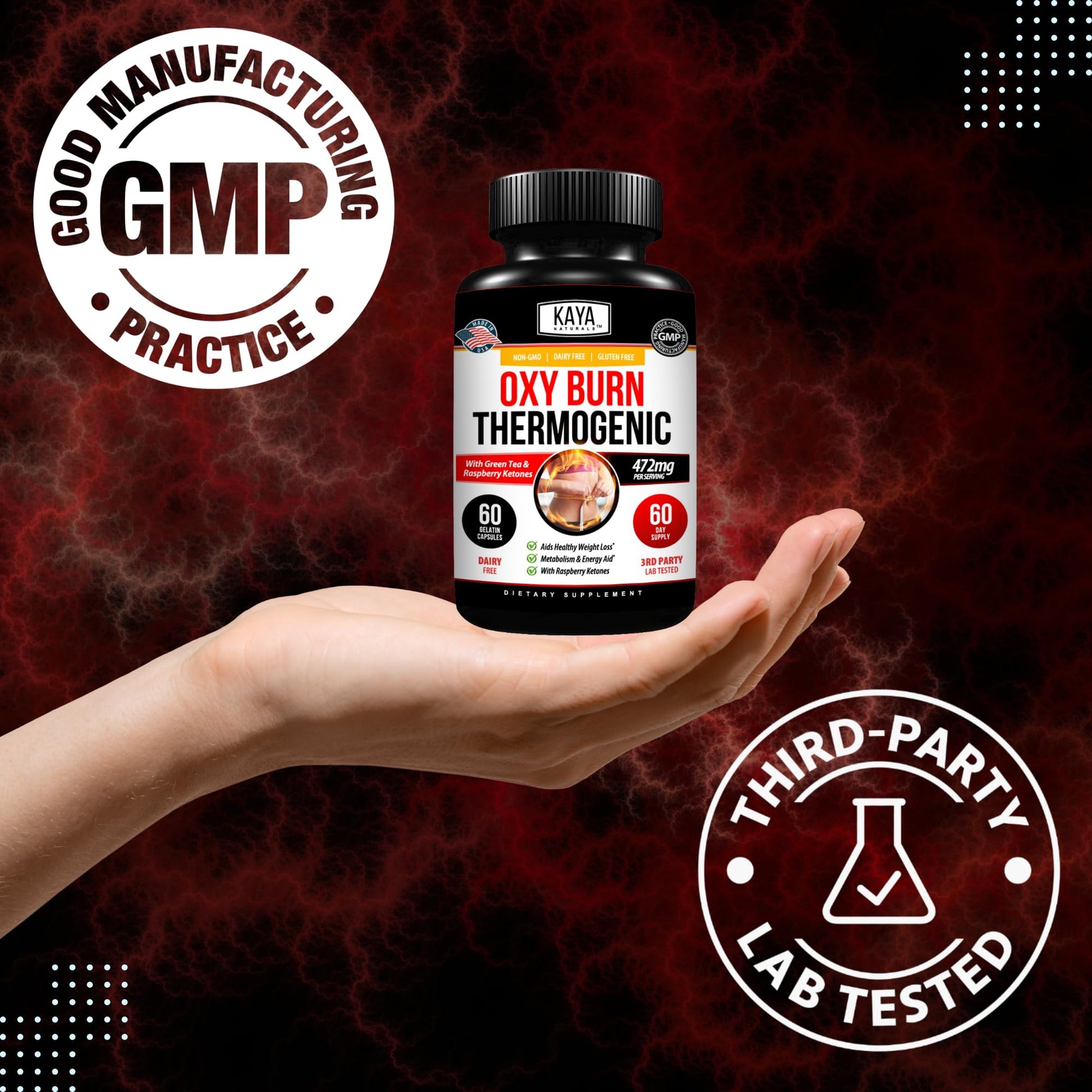 Kaya Naturals Supreme Fat Burner - Weight Loss Pills Women & Men - Appetite Suppressant Supplement - Powerful Thermogenic Diet Pills Kaya Naturals buy australia supplements