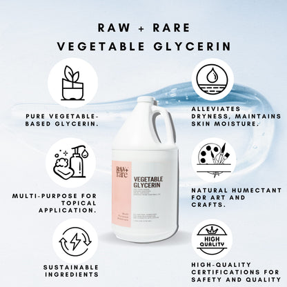 Raw Plus Rare Food Grade Vegetable Glycerin 1 Gallon Raw Plus Rare
