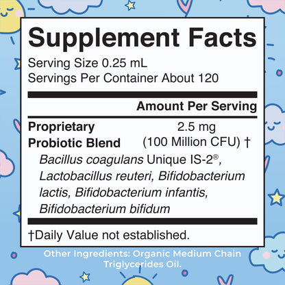 MaryRuth Organics USDA Organic Infant Liquid Probiotic Drops | Baby Essentials | Probiotics for Infants | Baby Probiotic Drops MARYRUTH'S