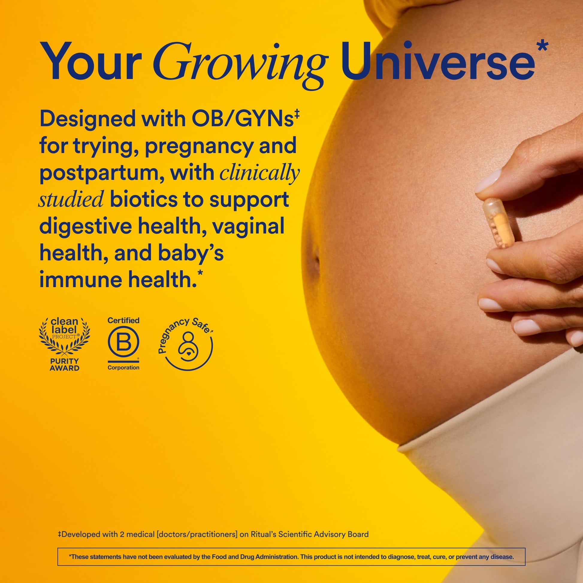 Ritual Natalbiotic™ Microbiome Support†* Biotics for Mom & Baby. Formulated to Support Digestive Health, Vaginal Health, and Baby’s Immune Health.* Designed with OB/GYNs‡. Non-GMO, Vegan, 30 Days Ritual buy australia supplements