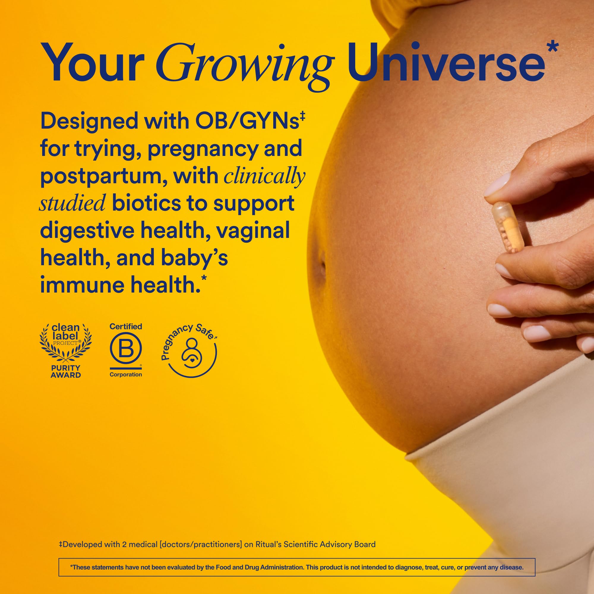 Ritual Natalbiotic™ Microbiome Support†* Biotics for Mom & Baby. Formulated to Support Digestive Health, Vaginal Health, and Baby’s Immune Health.* Designed with OB/GYNs‡. Non-GMO, Vegan, 30 Days Ritual buy australia supplements
