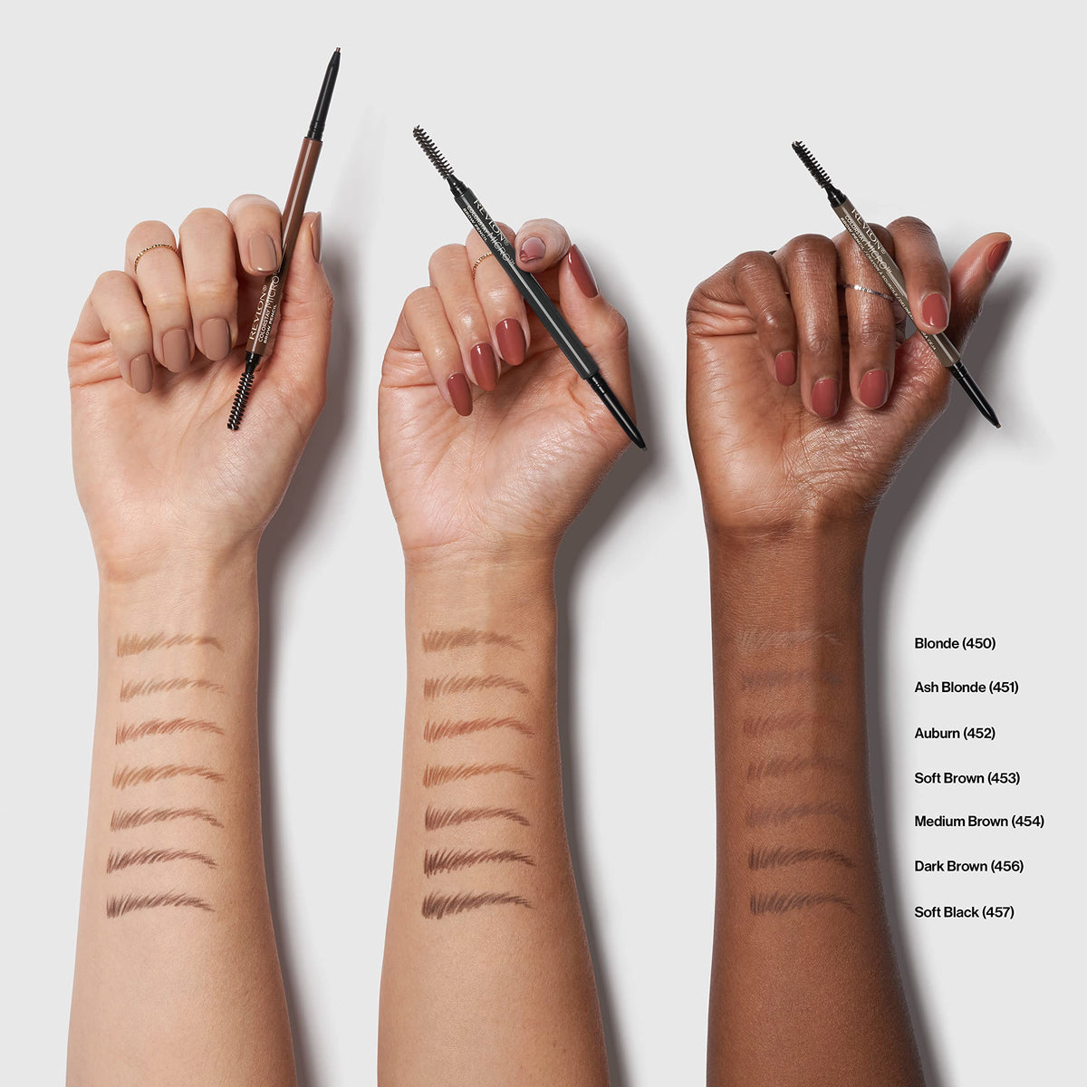 Revlon ColorStay Micro Brow Pencil, 454 Medium Brown, 0.003 oz REVLON