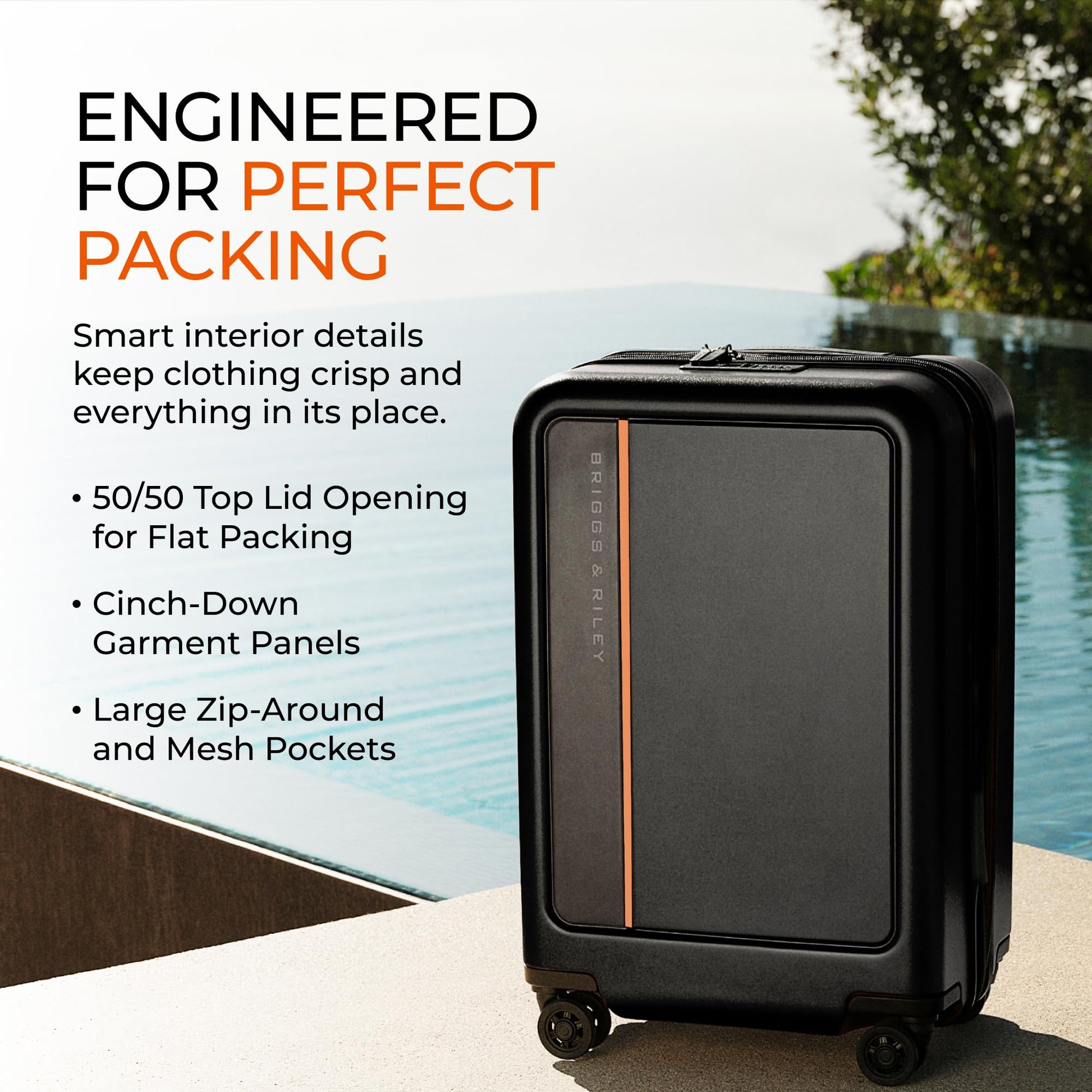 Briggs & Riley ZDX Global Softside Carry-On Spinner, Black Gsupps Australia