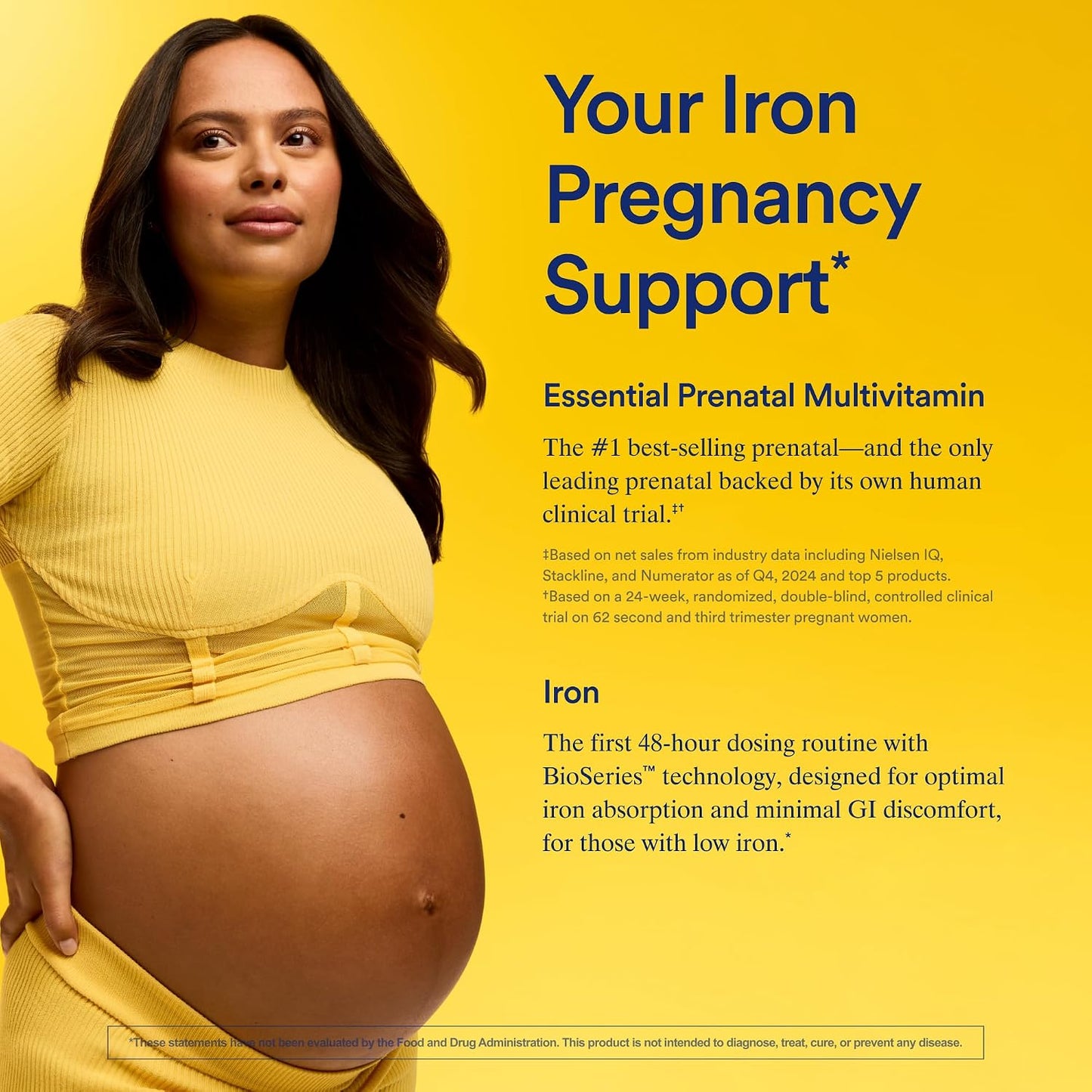 Ritual Iron Pregnancy Support Duo New Gentle, Pregnancy-Safe‡‡ Iron BioSeries Essential Prenatal Multivitamins to Support Pregnancy Nutrient Demands*, 30 Days Supply
