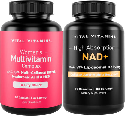 Vital Vitamins Women's Multivitamin Complex + NAD+ Supplement Gsupps Australia