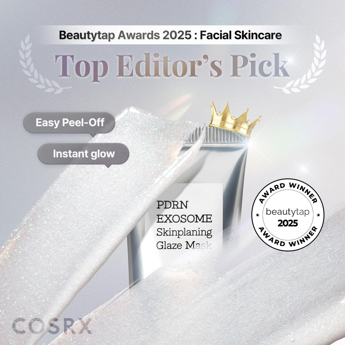 COSRX PDRN Exosome Overnight Face Mask, Korean Glass Skin Glow, 1.69 fl oz COSRX