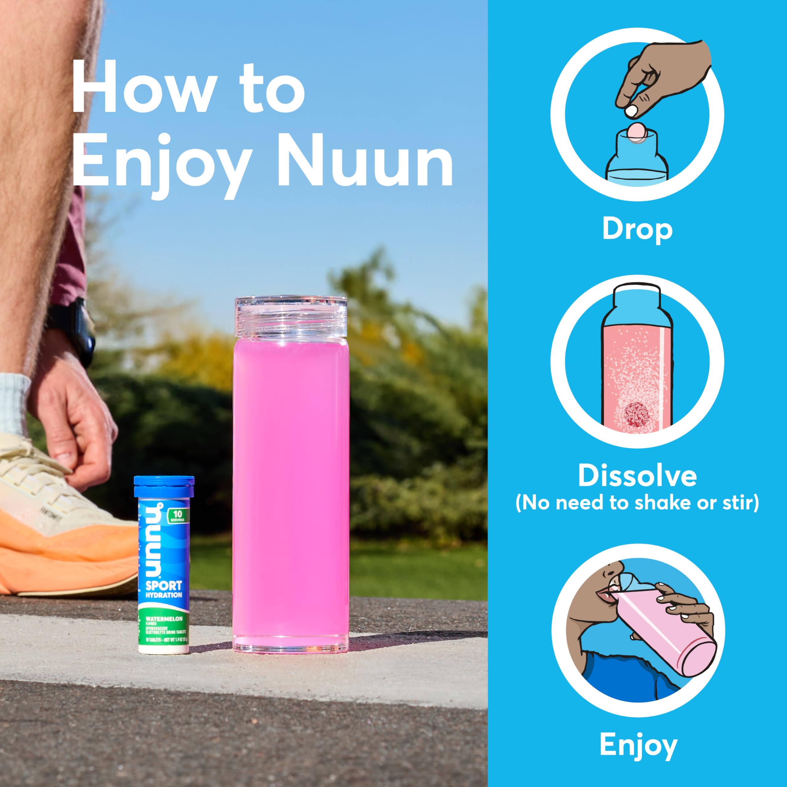 Nuun, Electrolyte Drink Tabs Energy Wild Berry, 8 Count, 1.9 Ounce Nuun buy australia supplements
