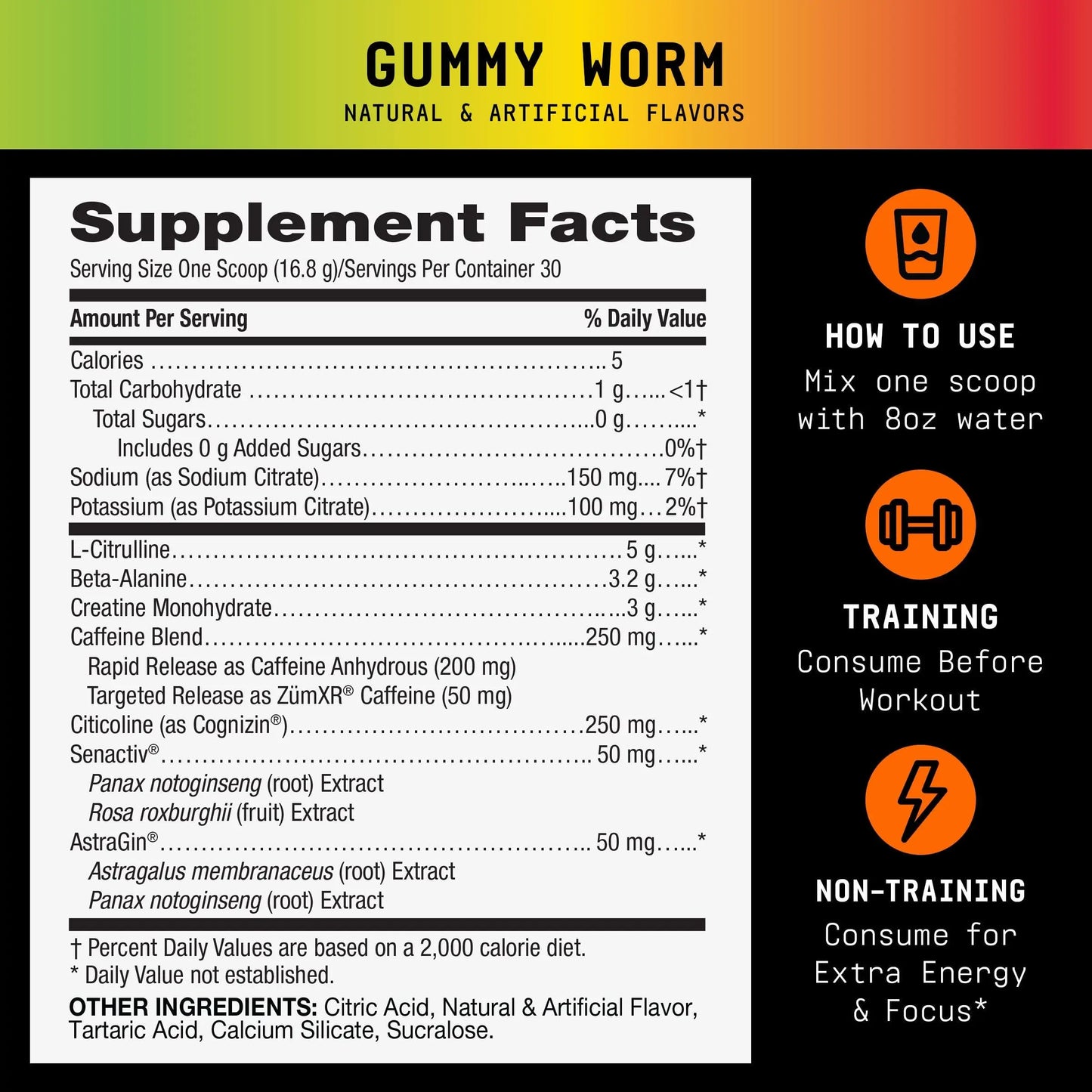 BEYOND RAW LIT V2 Clinical Strength Pre Workout Powder, Hits Harder, Bigger Pumps, Caffeine, L-Citrulline, Creatine, Gummy Worm, 30 Servings BEYOND RAW