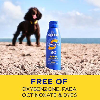 Coppertone SPORT Sunscreen Spray SPF 30, Value Pack, 2 x 5.5 FL OZ Coppertone