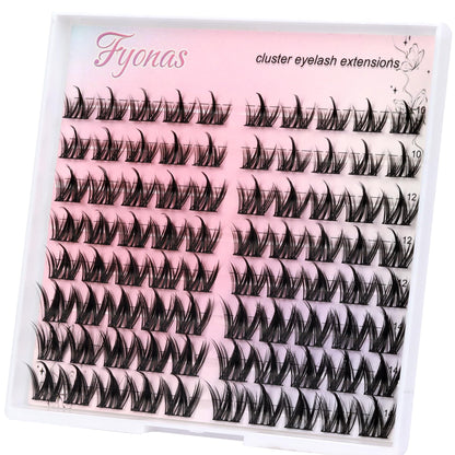 Manga Lash Clusters Wispy Eyelash Clusters Spiky Anime Lashes (Cutey) Fyonas