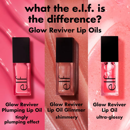 e.l.f. Glow Reviver Lip Oil Glimmer, Candy Coded e.l.f.