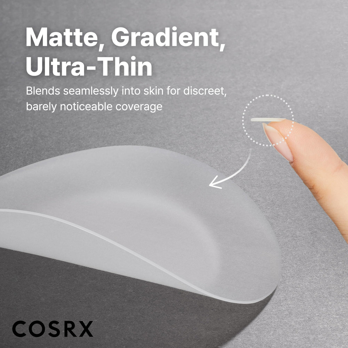 COSRX Clear Fit Invisible Master Patch, Ultra-Thin Spot Cover (18 Counts) COSRX